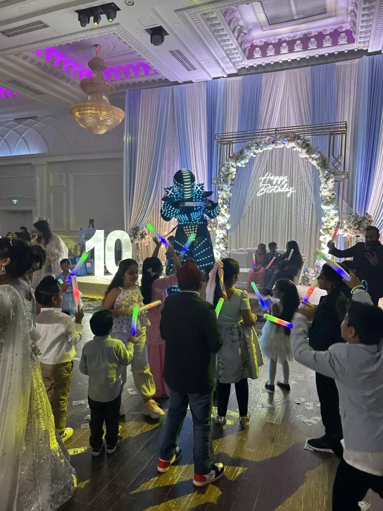 LED Robot for birthday