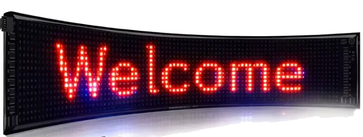 LED custom message