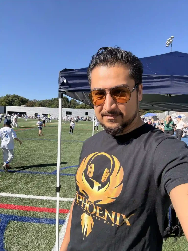 DJ Phoenix in School Baseball Event