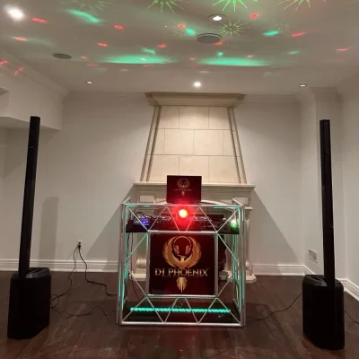 Silver package Silver package- DJ booth with lights- DJ Phoenix Toronto